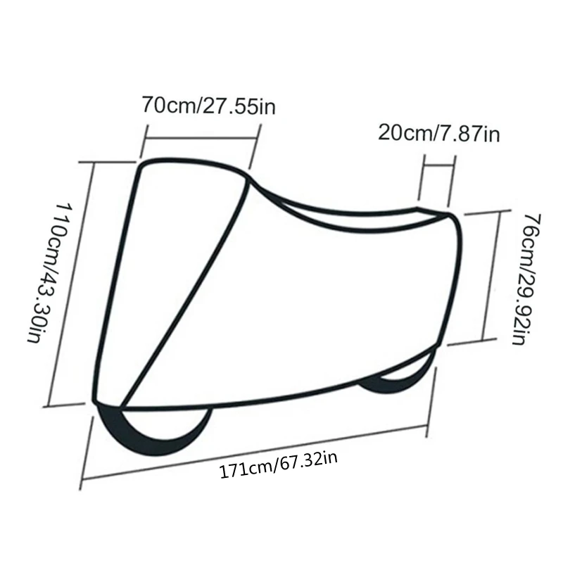 Funda protectora para bicicleta de montaña y carretera, cubierta para exteriores, equipo de protección a prueba de polvo, resistente al agua, protección UV