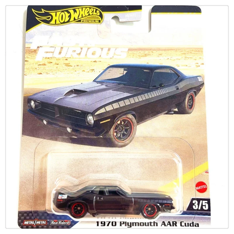 Original Hot Wheels Hnw46 E Case Fast&Furious Serise Model Car Die Toyota Ford Cast Model Surprise Gifts Collection Toys Car