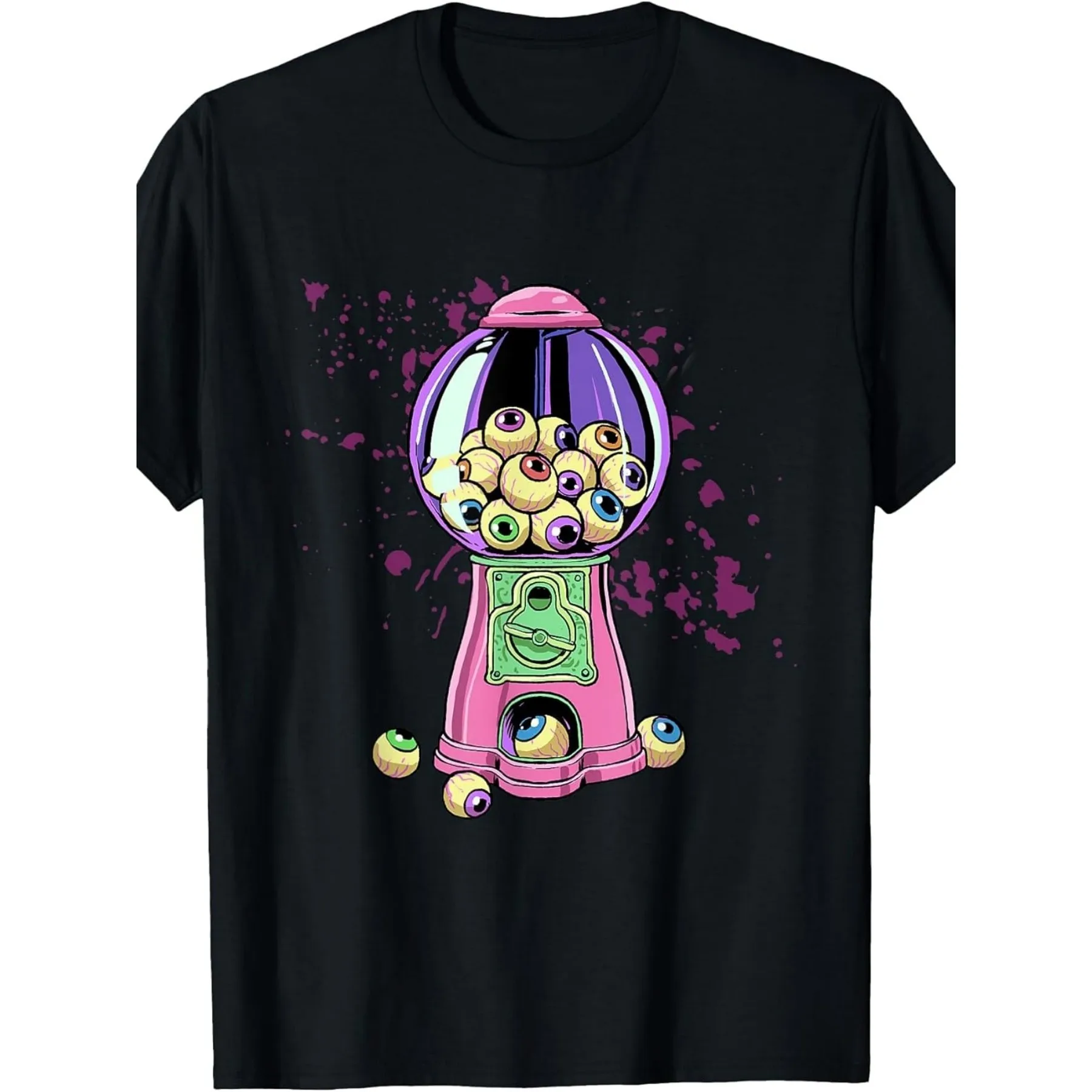 Bubblegum Machine Eyes Dreamland T-Shirt Summer Halloween Vacation Gift Tee