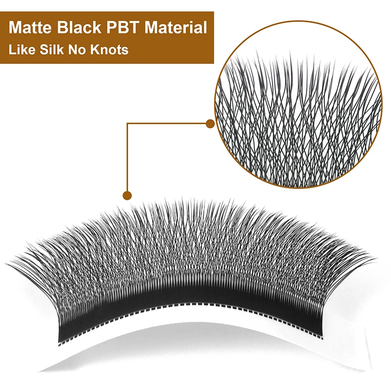 Quewel W Shape 3D 4D 5D Premade Volume Easy Fans Nature Soft Light Individual Lashes Clover Bloom False Eyelashes Extension