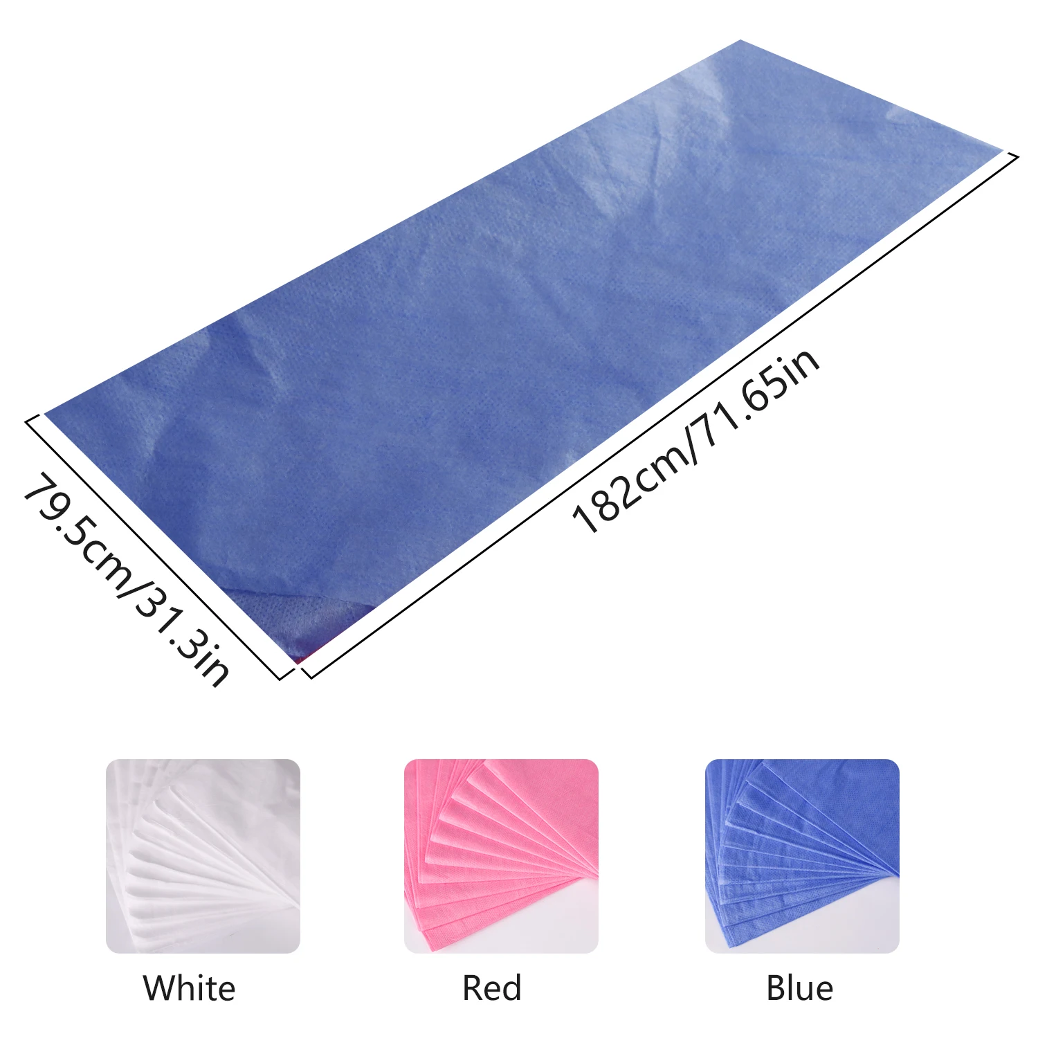 100pcs Disposable Bed Sheets Tattoo Bedroom Massage Table Sheet Beauty Salon Spa Non-woven Pillow Waterproof Stain Resistant