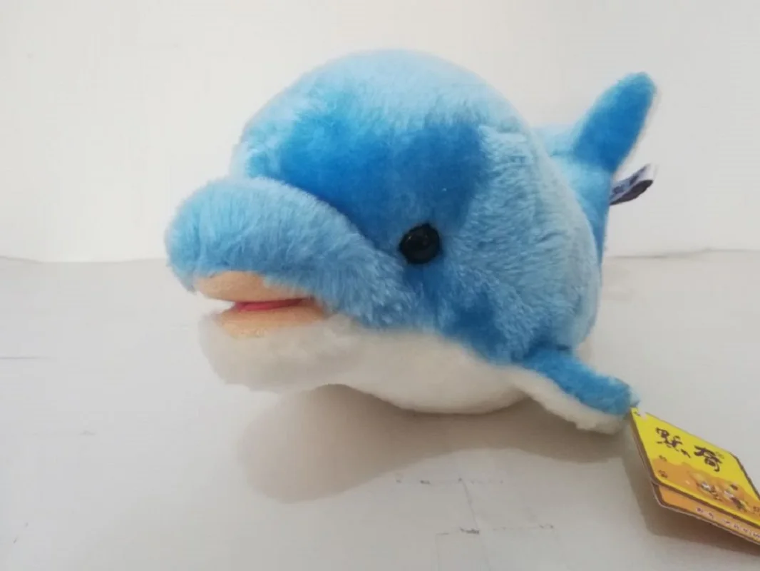 

Stuffed Plush Toy 40cm Blue Whale Plush Toy Marine Animal Dolphin Soft Doll Kids Toy Gift B0522