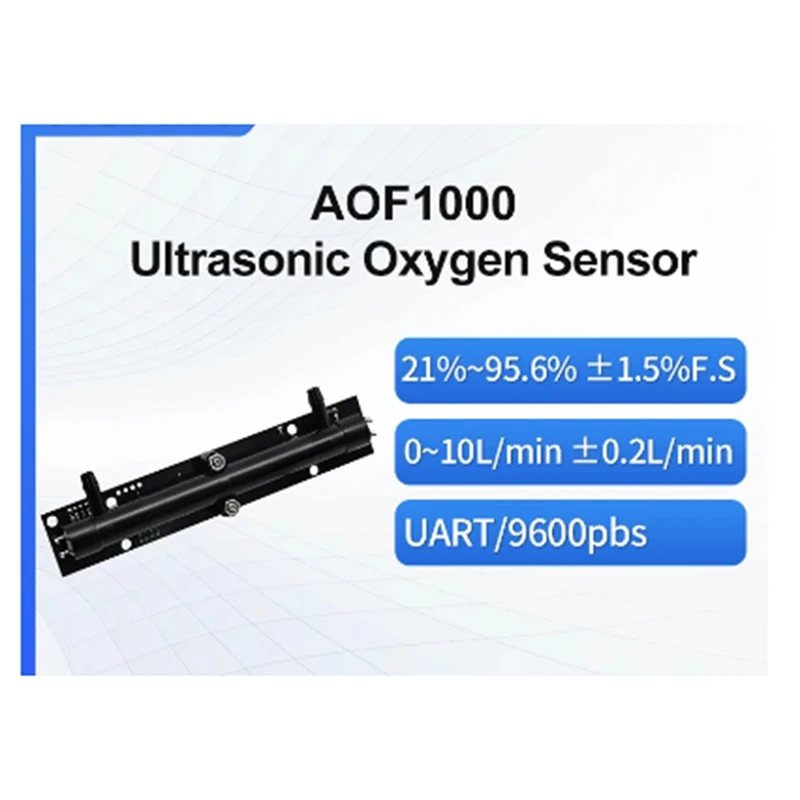 ASAIR AOF1010 Ultrasonic Oxygen Concentration Flow Sensor Replacement Accessories (A)