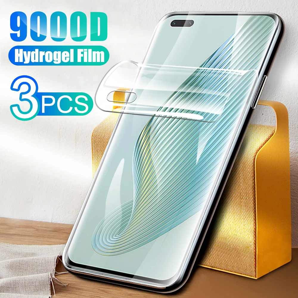 3PCS Front Soft Screen Hydrogel Film For Honor Magic5 Pro 6.81inch Magic 5Pro 5 Pro Magic5Pro Phone Clear Protective Film Cover