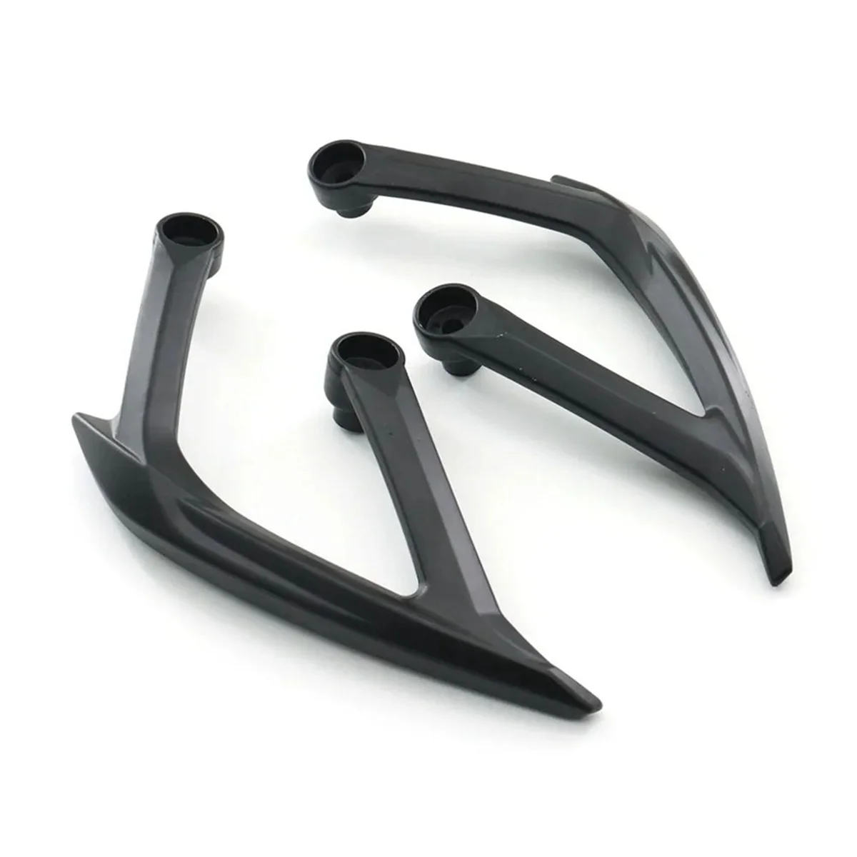 Motorcycle Passenger Rear Armrest Grab Handle Seat Hand Handle Grab Bar Kits Black for Street Triple 765RS 765R