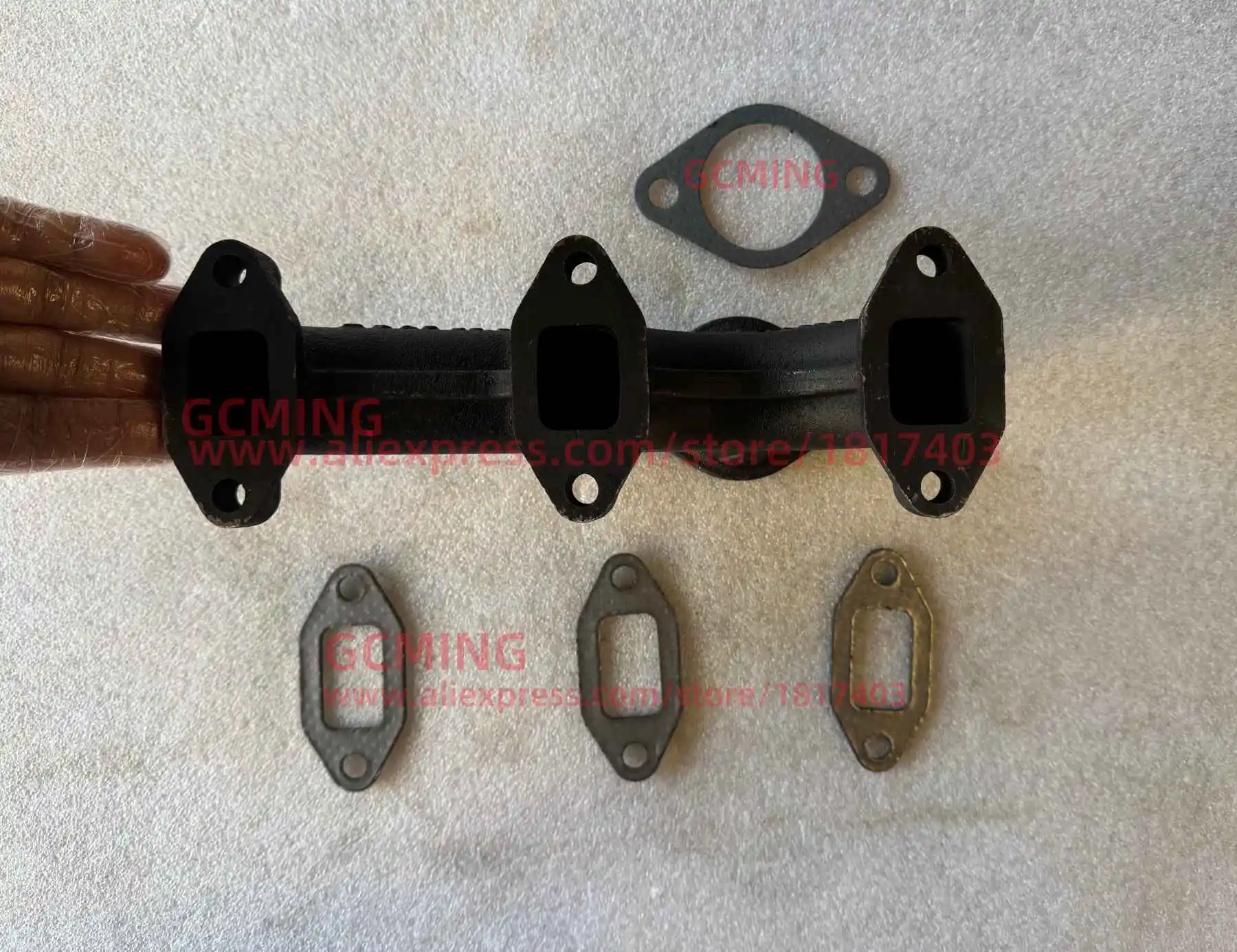 Y385T-6-08001 Exhaust Manifold, Yangdong engine parts, Yangdong Y385T / Y380T engines