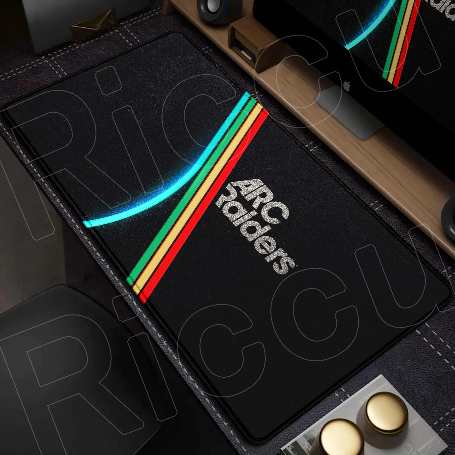 

XXL 80x40cm HD A-ARC Raiders Game Anime Mouse Pad Non-slip Thickened Large Lockedge Office accessories Gaming Cushion Desk mat