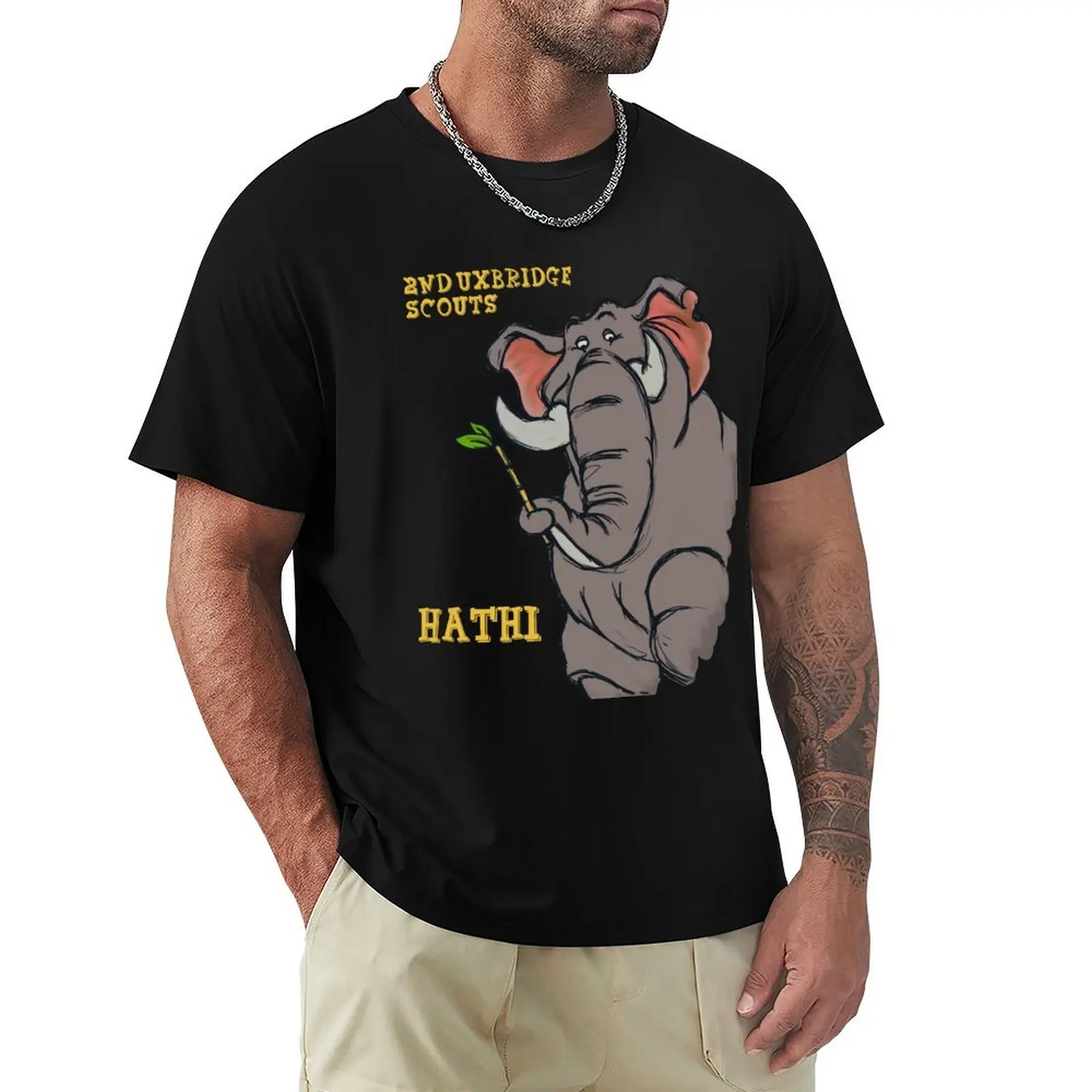 

Hathi (Uxbridge Scouts) T-Shirt new edition graphic shirts summer tops tshirts personalised Men's t shirts