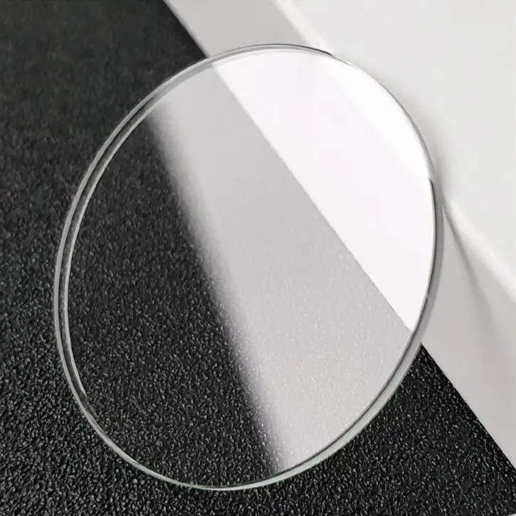 Plane Mineral Watch Glass 2.5mm Thickness Flat Round Crystal Clear Front Cover 37mm-45mm Diameter Part for Watch Repair YZC712