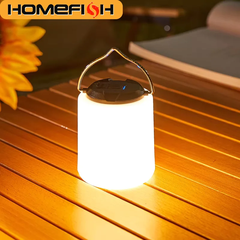 HOMEFISH XF-F02 Plug-in Camping Hand Light Outdoor Super Bright Portable Night Light Emergency Lighting Portable Hand Light,B