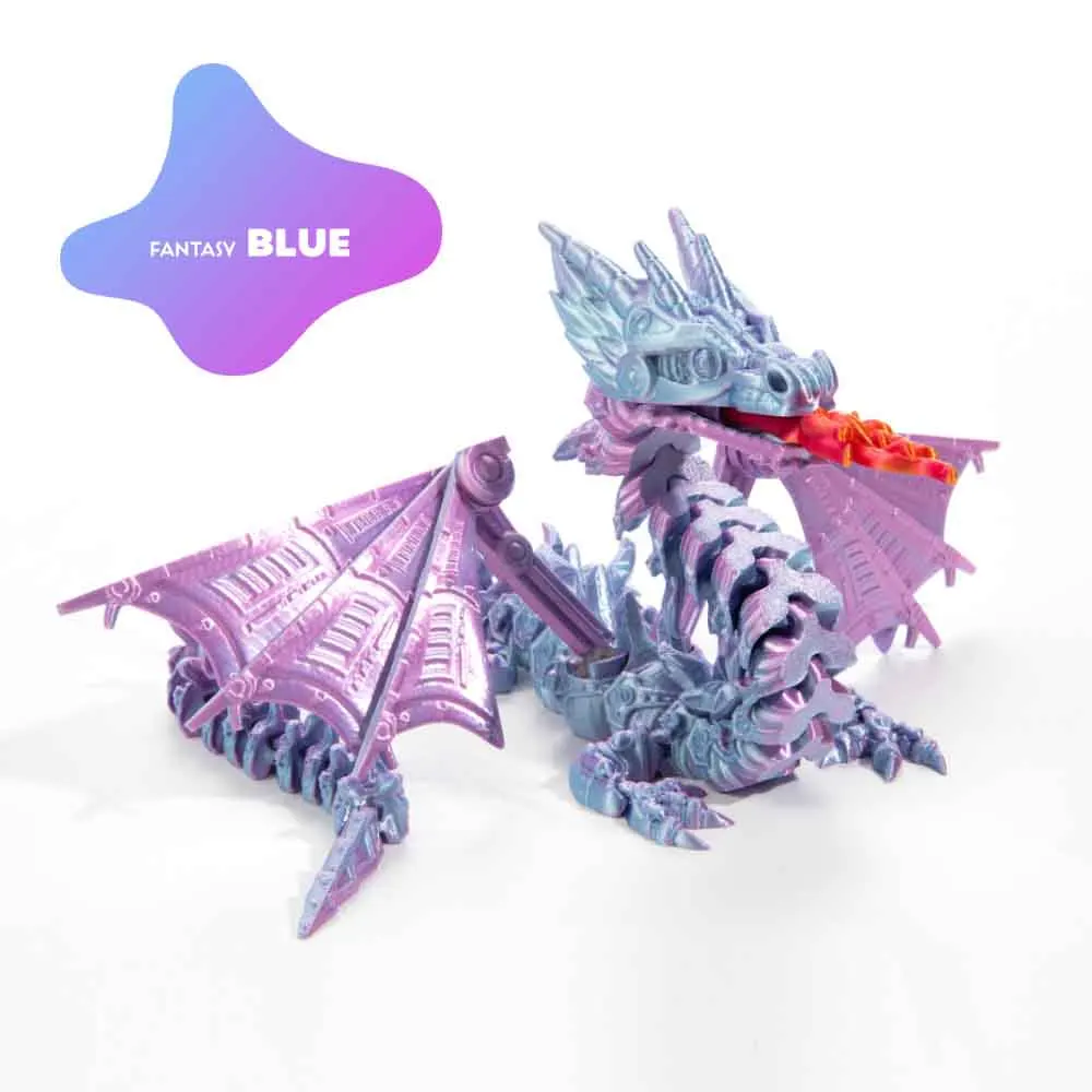 Cool 3D Printer Fire-breathing Pterosaur Toy Model Desktop Ornaments Multi-jointed Activities Kids Stress Relieving Toys Gifts