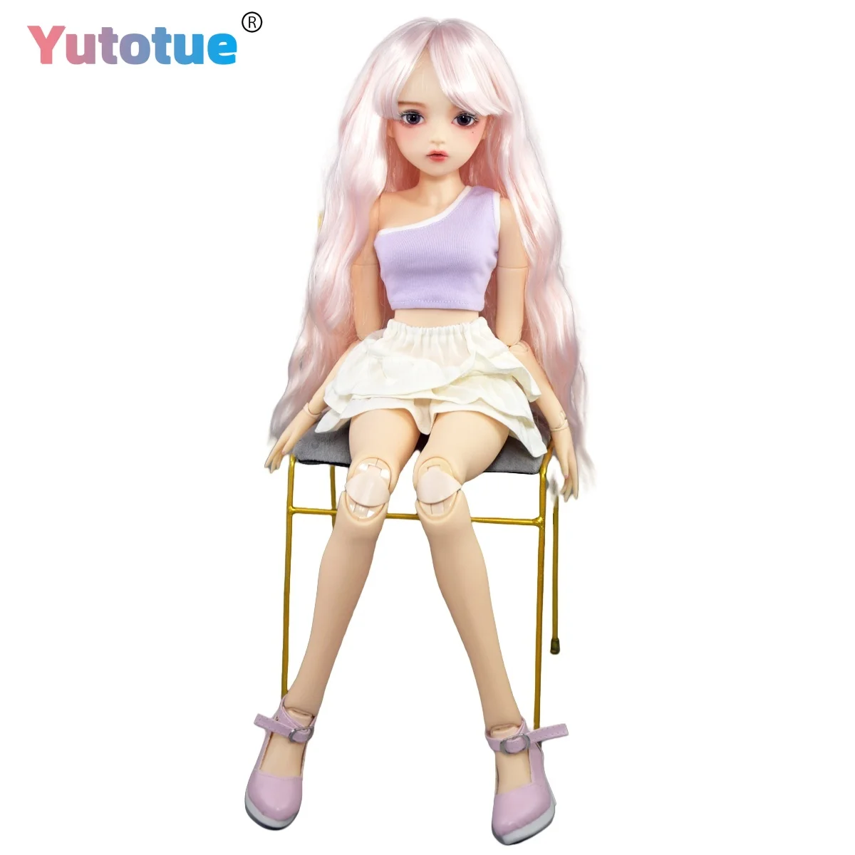 

YUTOTUE 60 см, кукла для девочек, 1/3 BJD, игрушка, модная одежда, обувь, парики, съемные глаза, реалистичные