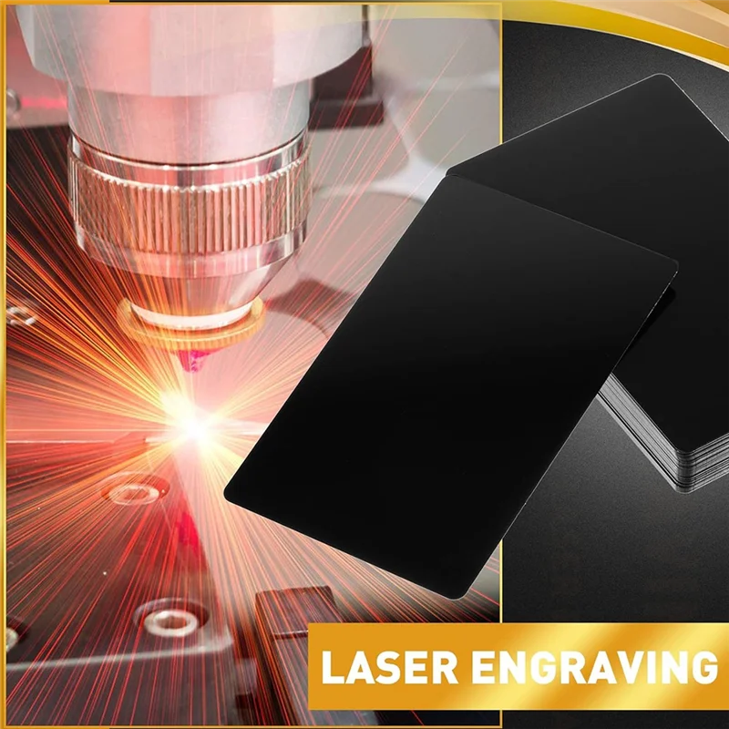 【Popular】550 Pcs Metal Business Cards Engraving Aluminum Plates For Crafting Multipurpose Metal Sheets 0.01 Inch Thick