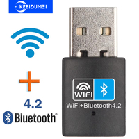 150Mbps USB WiFi Adapter Bluetooth 4.2 Wireless Network Card USB Dongle 2.4G Wireless Wlan Receiver for PC Desktop Laptop