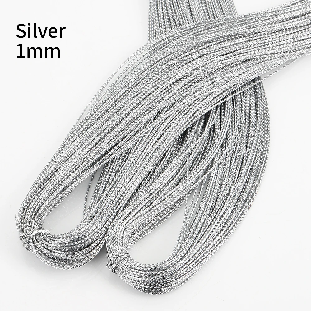 90m Rope Gold Silver Color Cord Gifts Packing String Thread