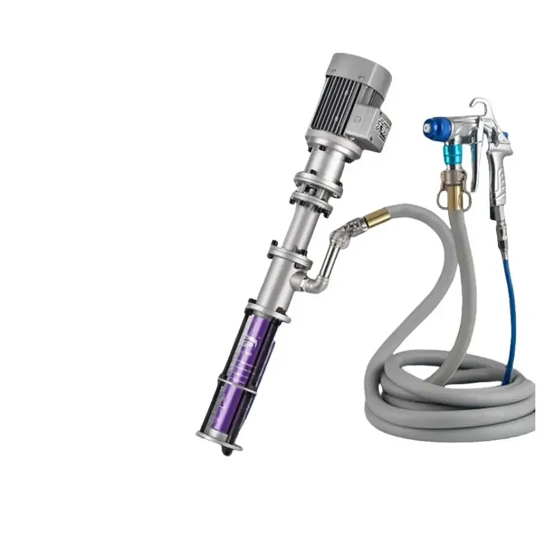 Brushless steel gun exterior wall real stone paint sprayer high power putty waterproof fireproof machine all-in-one machine