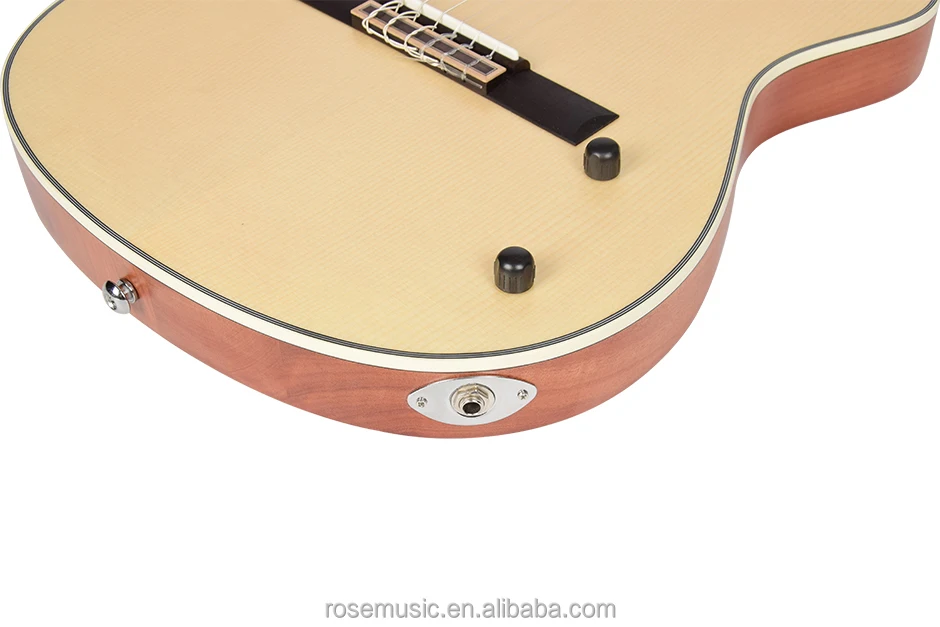 39-inch Nylon Silent Guitar with Spruce Top Rosewood Back/Side