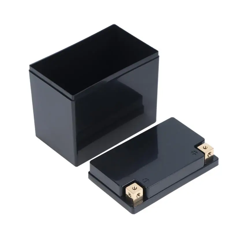 12V Moto Start Lithium Battery Cover Dustproof Anti-scratch Plastic Protective Case Multiple Sizes for Riders