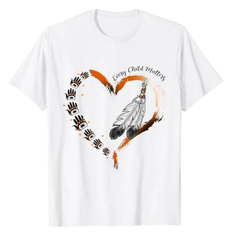 Orange Day Awareness for Indigenous Education Teachers T-Shirt Every Child in Matters Tee Protects Children\'s Rights Outfit Gift