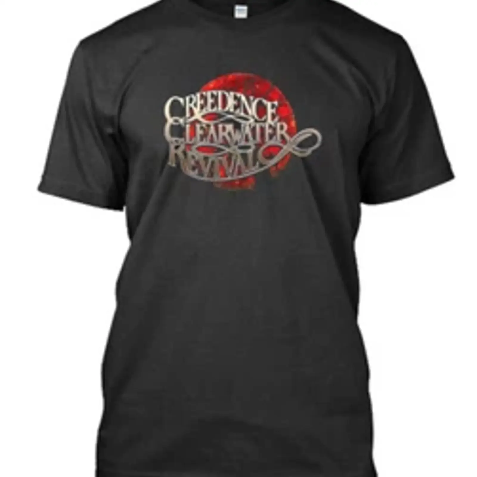 creedence clearwater revival ccr Mens Black T Shirt Size S 5XL vintage Washed Unisex streetwear Comfortable Slightly Stylish