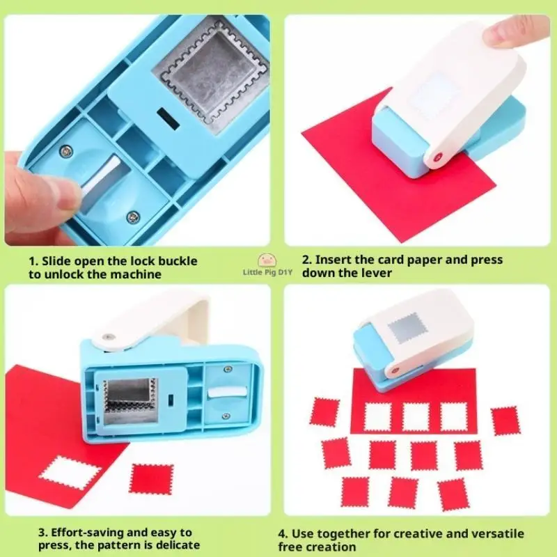 

Прямоугольный штамп-пробойник для творчества, 1 шт., рычажный, для скрапбукинга, работы с бумагой и различных материалов
