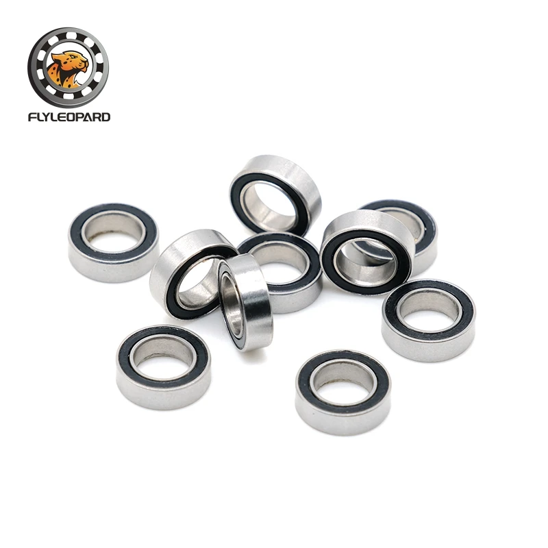 10PCS SMR106RS 6X10X3 มม.แบริ่ง ABEC-7 Miniature SMR106-2RS ตลับลูกปืน฿ SMR106 2RS สีฟ้าปิดผนึก L-1060DD