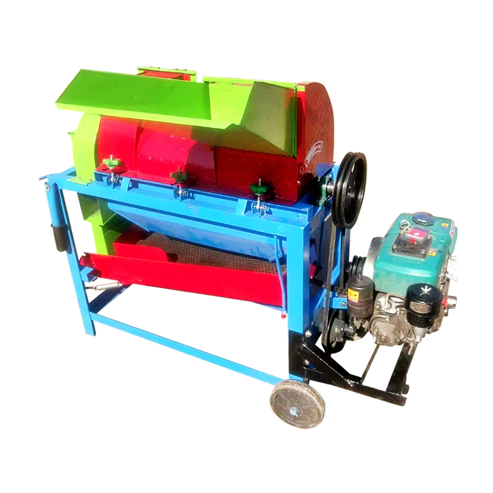 

Multifunctional agriculture maize corn rice wheat sorghum soybean willet rapeseed thresher sheller dehuller process peel machine