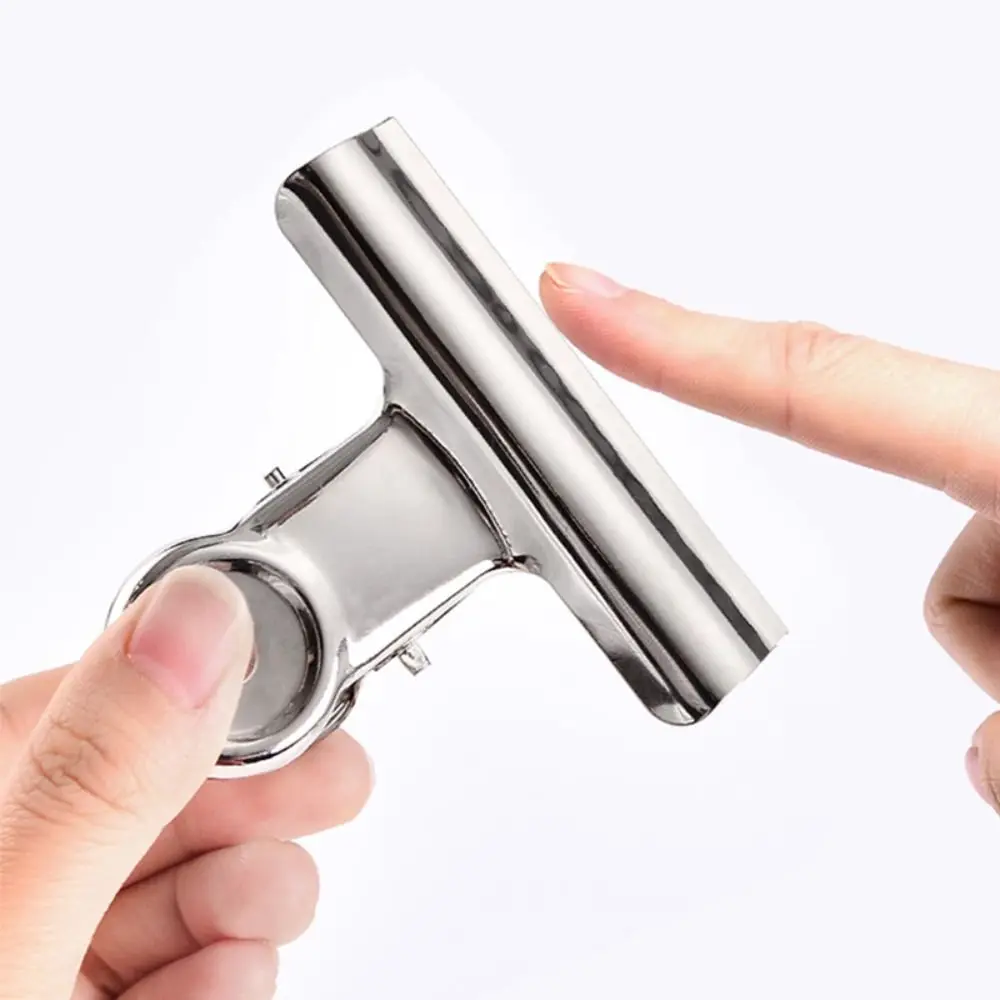 

Simple Stainless Steel Metal Binder Clips Multi-size Round/Flat/Mountain Head Ticket Bill Clamp Seal Clip Home Office School