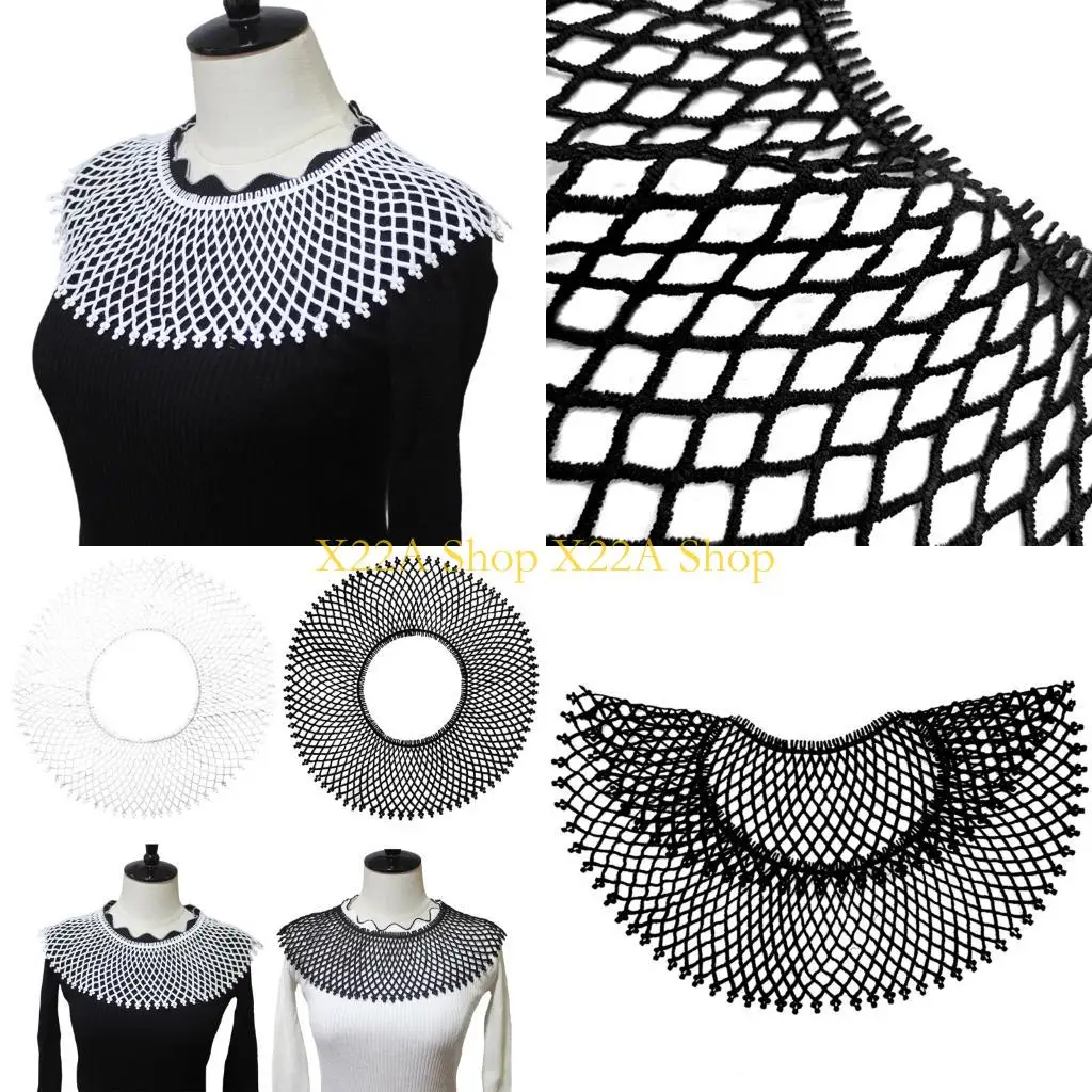 unique-breathable-net-collar-detachable-collar-elastic-false-collar-neckpiece-for-women-girl-formal-occasion-fashion-accessory