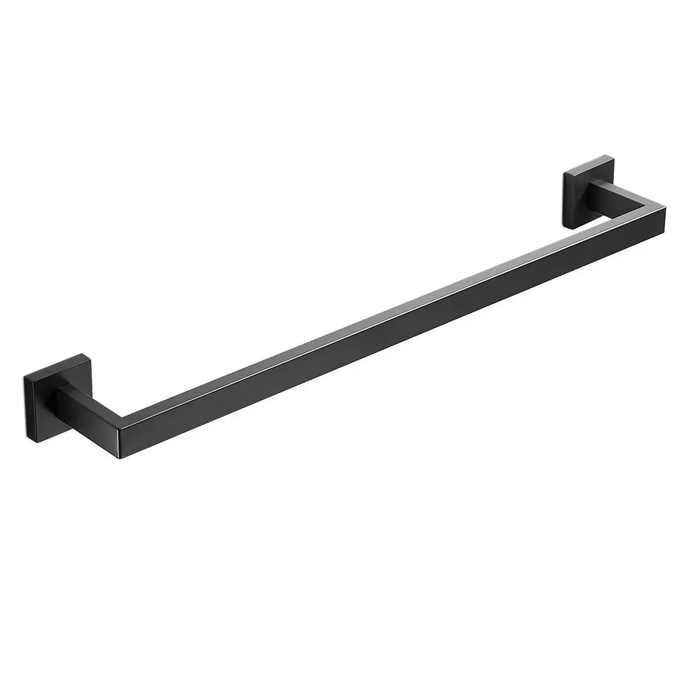 

Bath Accessories SUS304 Stainless Steel Bathroom Towel Bar Wall Mount 24 Inches Matte Black Towel Holder For Bathroom