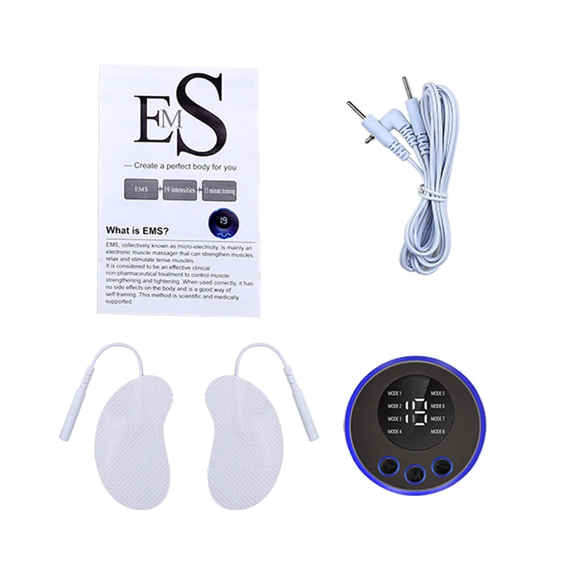EMS TENS Electrode Pads Gel for Facial Massage Acupuncture Therapy Muscle Stimulator Lifting Jawline Enhancer Eye Care