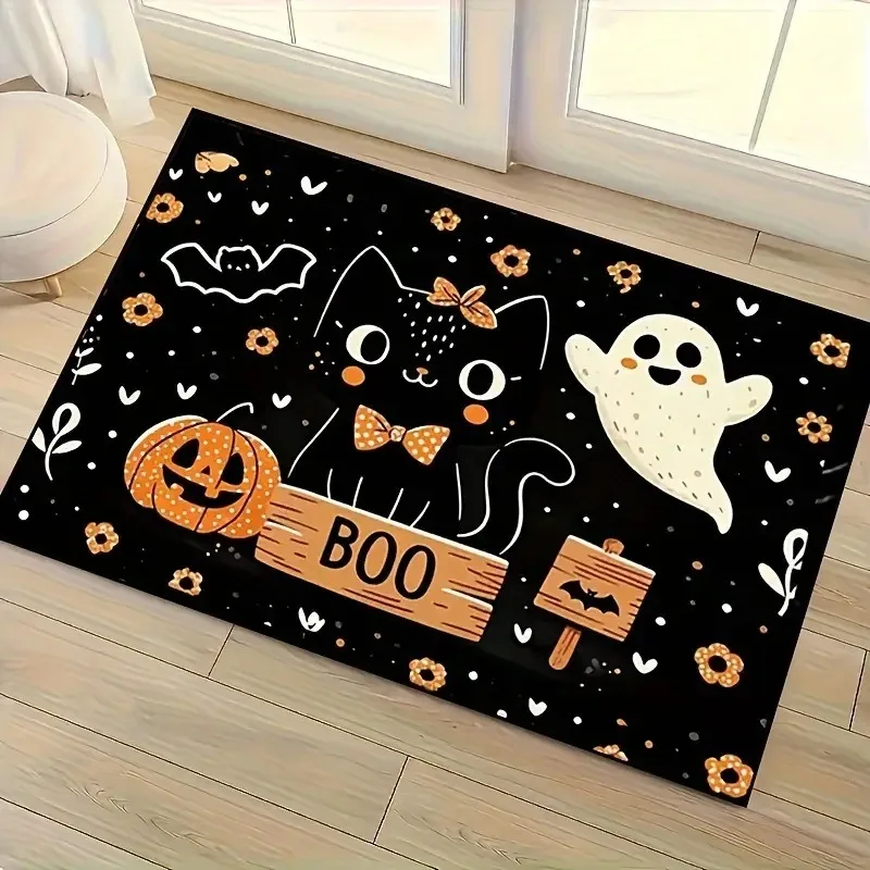 

Halloween Doormat Welcome Mat Door Mat Entrance Kitchen Mats for Floor Carpet for Bathroom Floor Mat Home Decoration