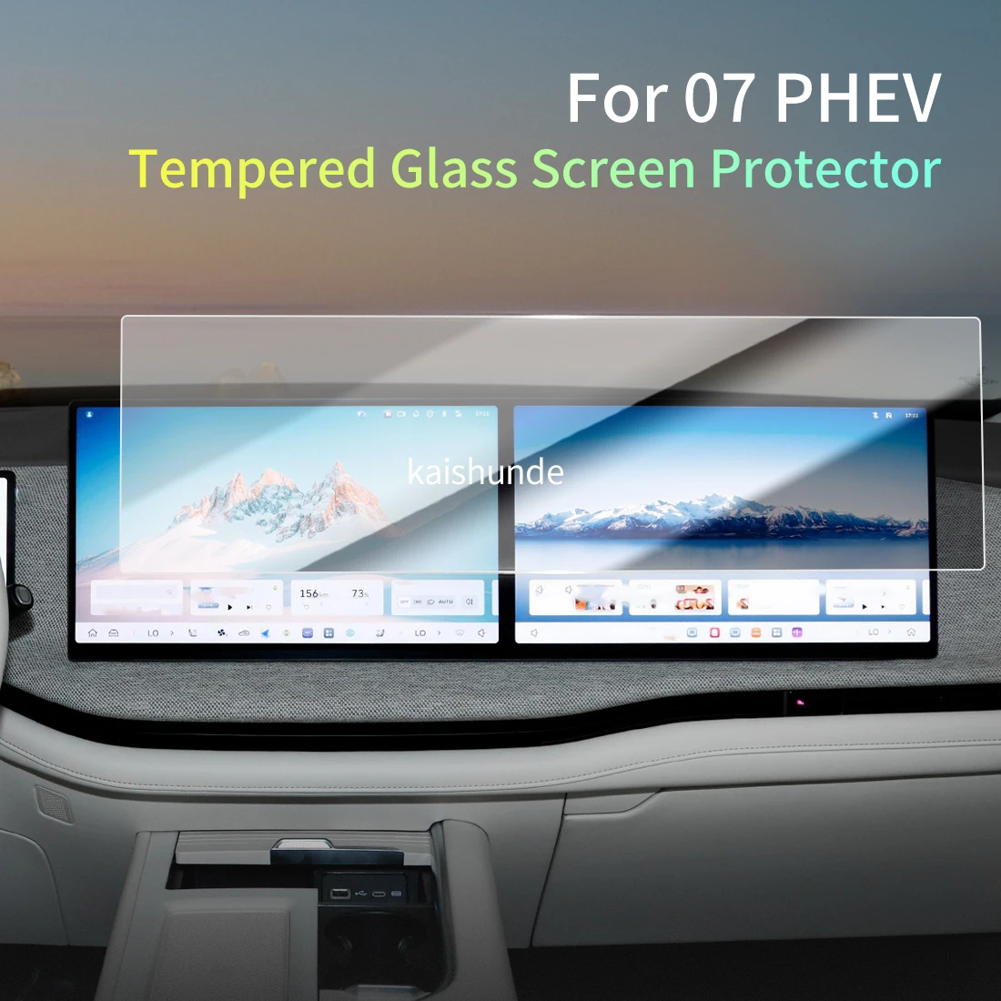 

Car Stickers Meters Protector For24 Great Wall Motor 07 PHEV Tempered Glass Protective Film Display Navigation Vehicle