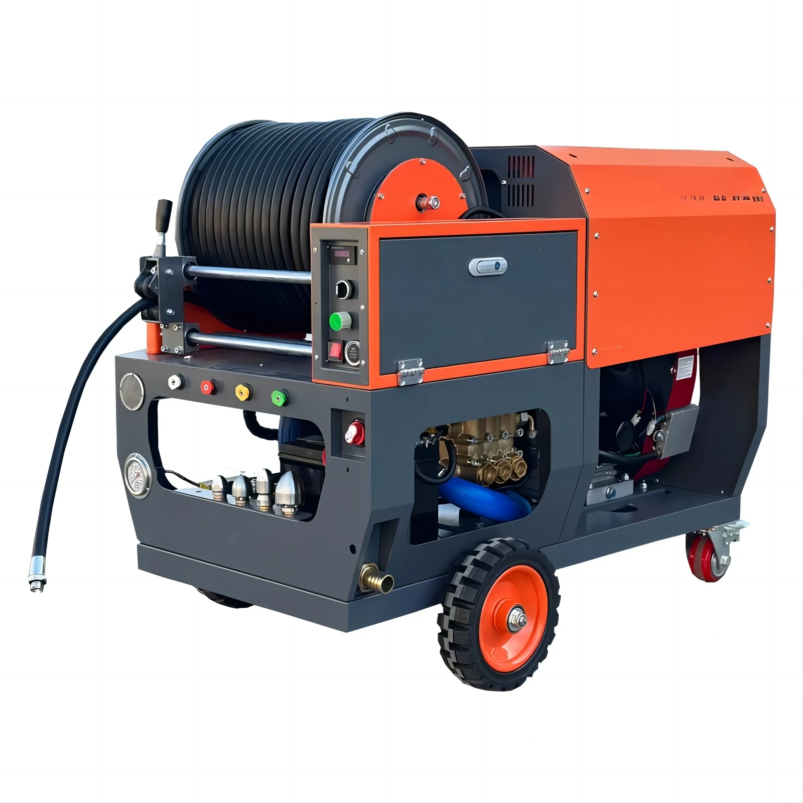 200bar70L Sewer Cleaning Jet Machine Underground Water Tank Cleaning Machine