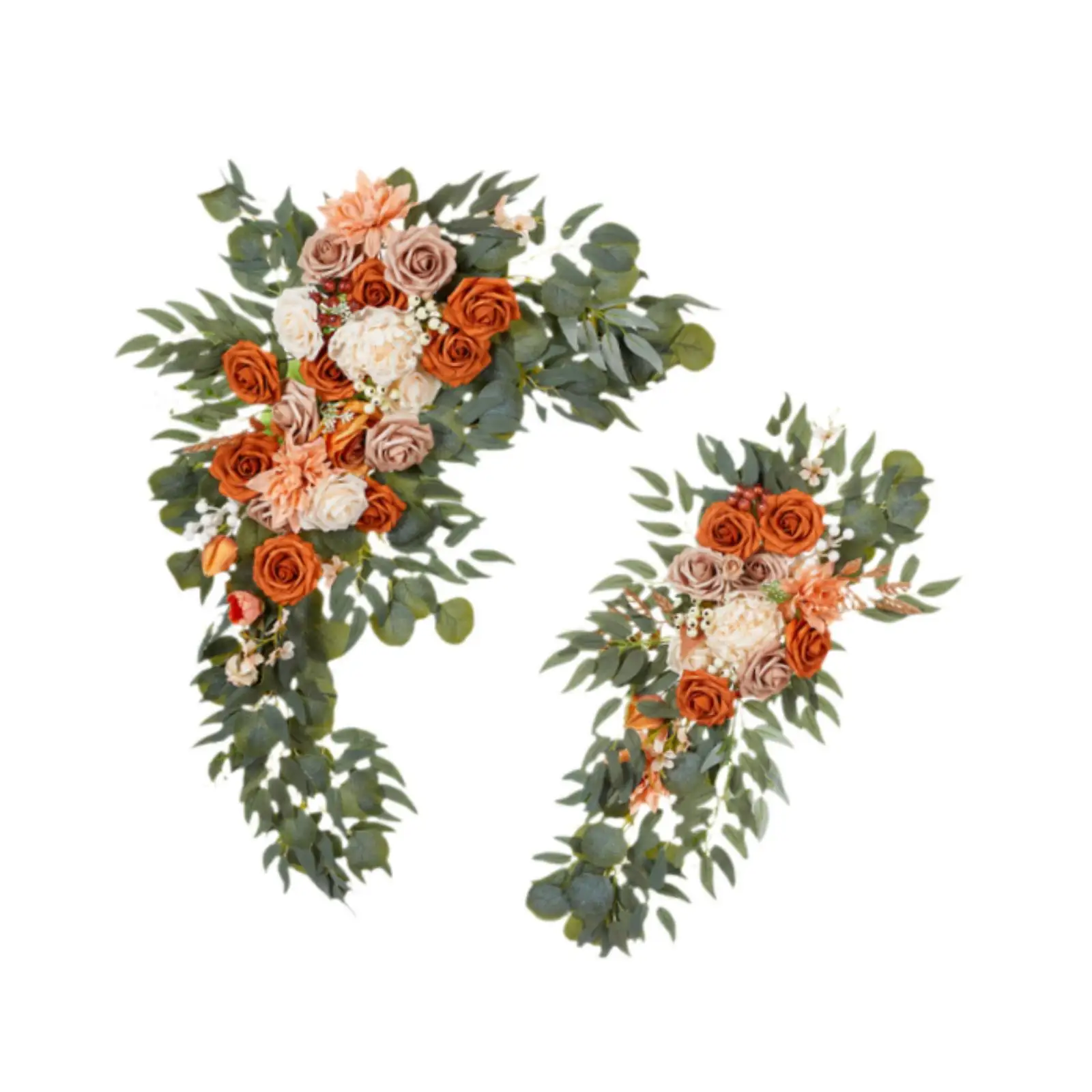 

2 Pieces Wedding Arch Flowers Centerpiece Decorative Flower Arrangement for