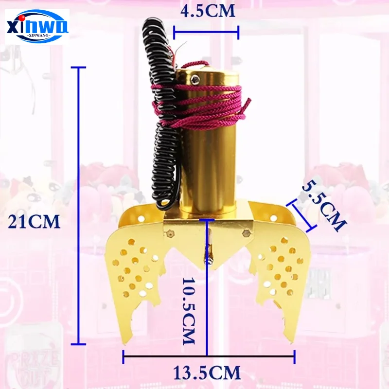 Coin Crane Game Vending Machine Gold Pliers Claw Coil Spring Mini Toy Prize Candy Crawler Metal Gantry Pinball Parts Accessories