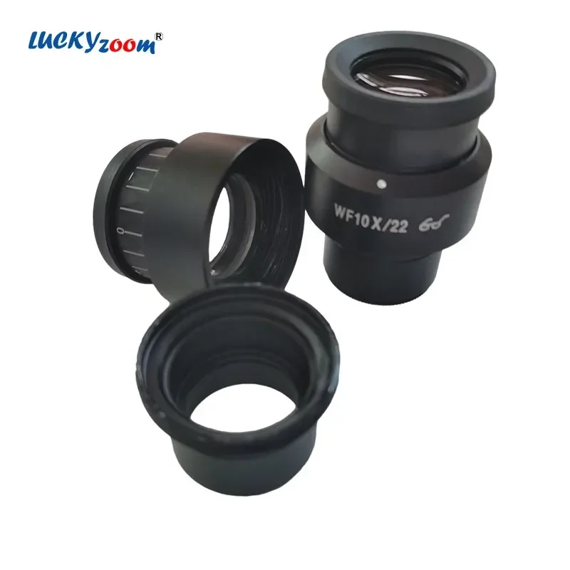 2pcs Adjustable 10X Microscope Eyepiece Scale Widefield Reticle Ocular For Trinocular Stereo Microscopio Measurement Calibration