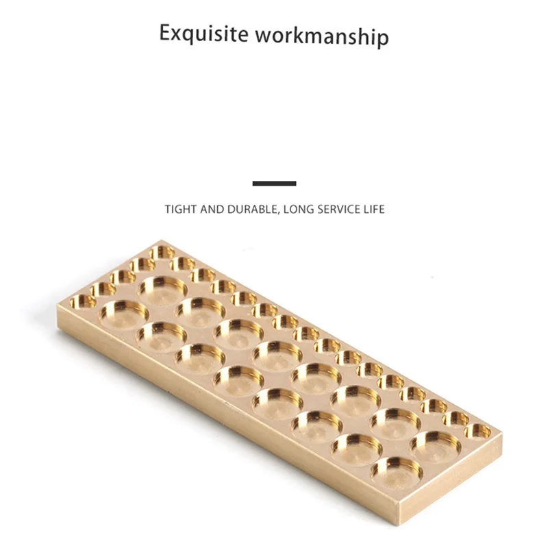 ABKJ-Copper Watch Accessory Storage Box Multifunctional Tiny Screw Classification Storage Plate For Watch Repair Tool