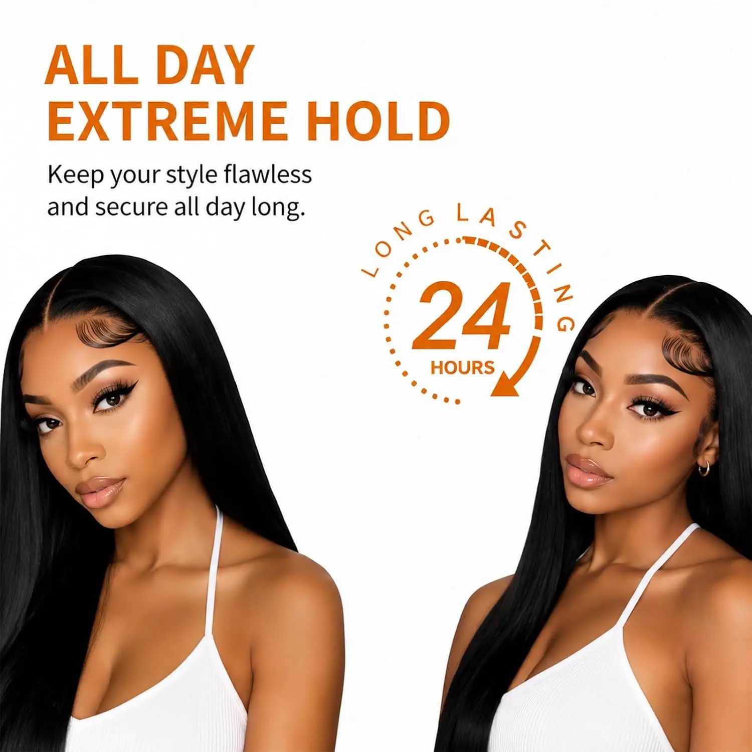 Lace Melting Spray Strong Hold Hair Glue Wig Styling Spray Fast Drying No Residue Wig Adhesive Spray for Lace Front Wigs