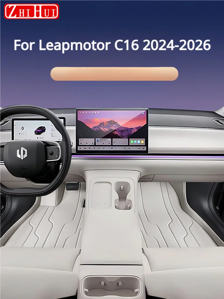 For Leapmotor C16 2024 2026 Car Styling Full Coverage Floor Mats Carpets Interior Premium Anti-Slip Durable Pro Auto Accessories
