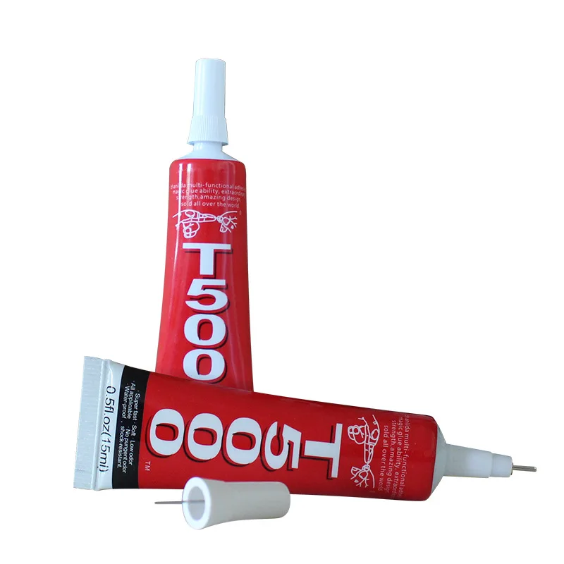 T5000 Lem Cermet Kayu Layar Ponsel Perbaikan Sealant Putih Susu Kuat Universal Super Cepat Kering Lem