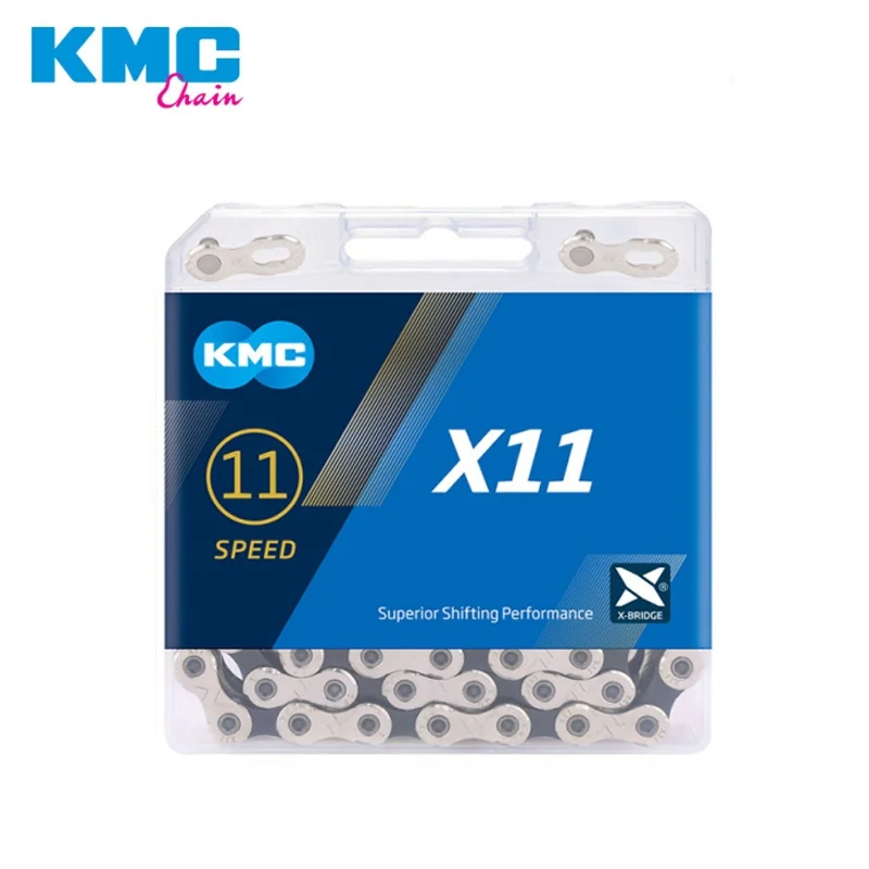 KMC Bicycle Chain X8 X9 X10 X11 X12 Road MTB Bike Chain 8 9 10 11 12 Speed 116 118 126L Bike Chain for Shimano Sram Bike Parts