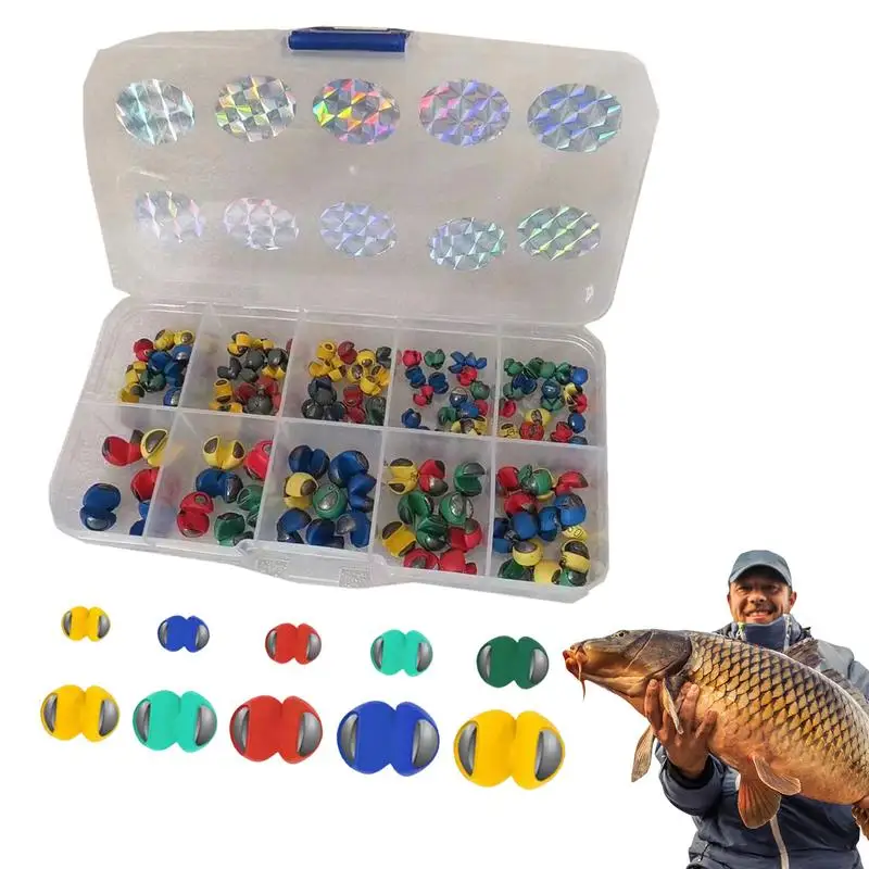 Fishing Sinkers And Weights 110pcs Split Shot Fishing Weights Set Carp Fishing Equipment Fishing Weights Assortment Heavy Fish