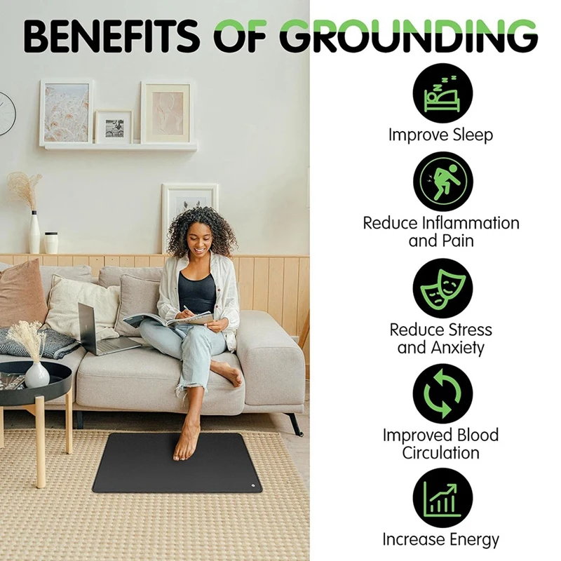 Grounding Mat Earth Grounding Pad Earthing Mat Yoga Grounding Mat Sleep Grounding Sheet