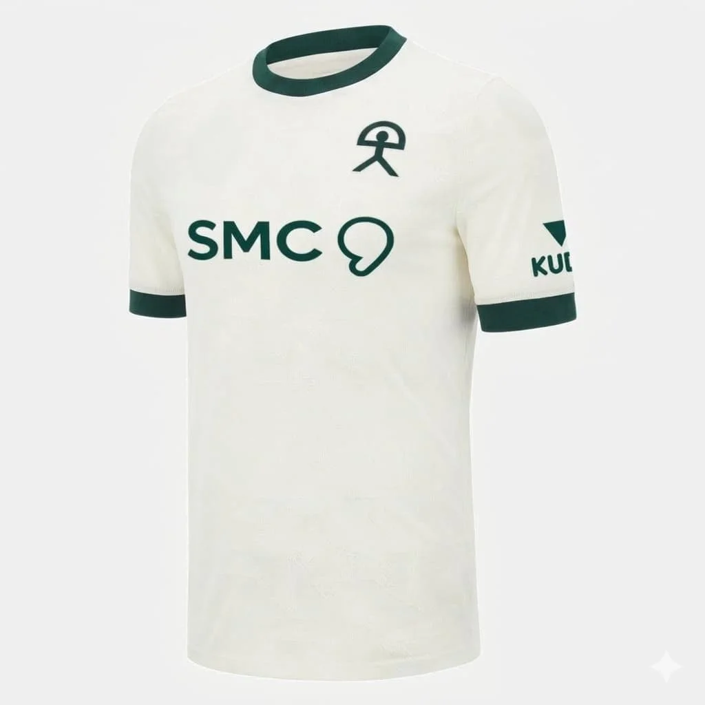 2026-27 Spanisches Fußballtrikot UD Almeria Stil Passende Familienoutfits Rot-Weiß Gestreiftes T-Shirt Trendige Eltern-Kind-Kleidung – Detail 1