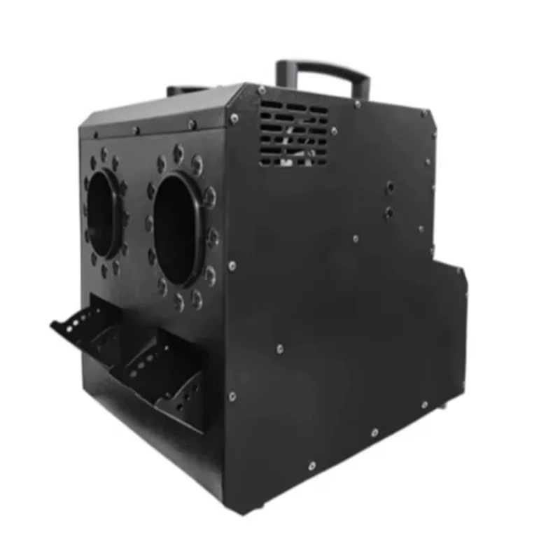 Stage Lighting LED Fog Bubble Machine 1500W Double Holes Automatic 1.2L Tank Capacity Bubble Fog Smoke