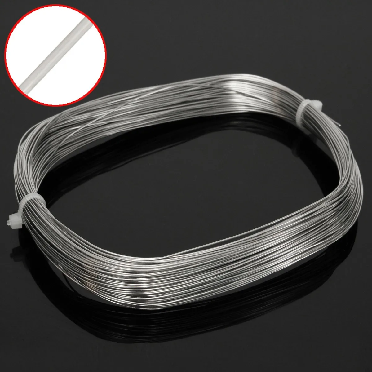 30M x 0.6mm 304 Stainless Steel Wire Rope Tensile Soft Structure Cable Fishing Lifting Cable Clothes line