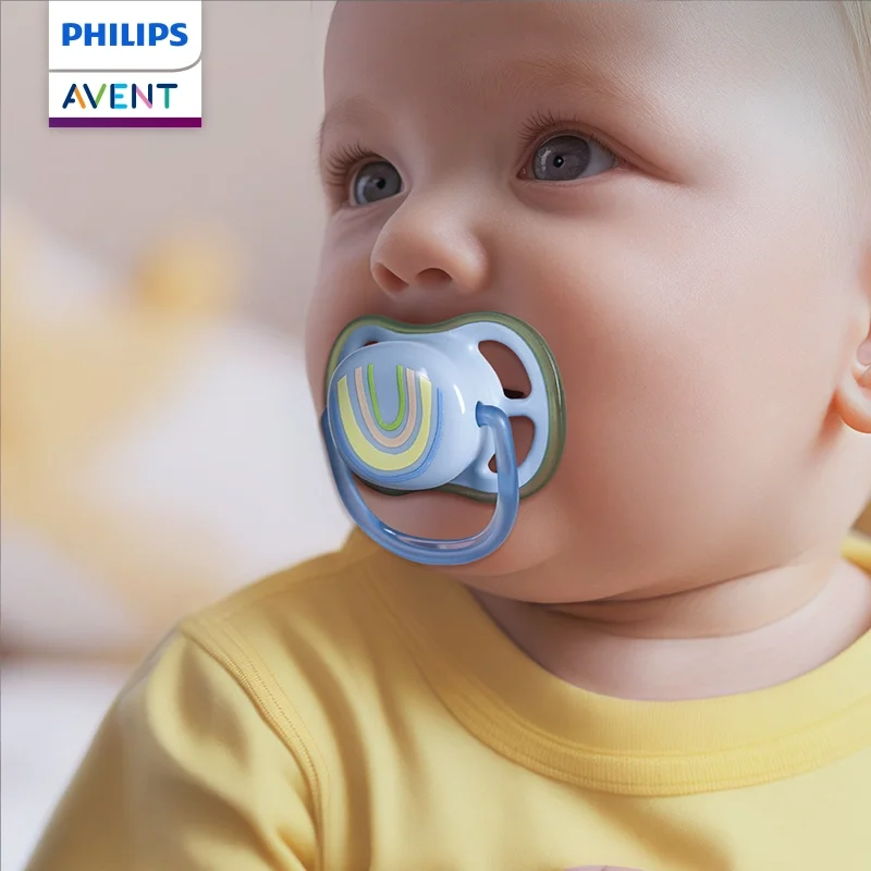 

PHILIPS AVENT BPA-Free Silicone Pacifier for Newborns (0-18+ Months) – Anti-Colic Ventilated Nipple | Odorless – Single Pack