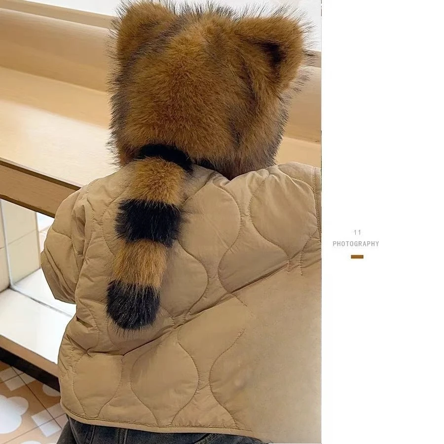 

Зимняя шапка-бомбер для косплея, плюшевая, на меху, теплая, с полным покрытием, с защитой ушей, головной убор, кепка для выступлений, для взрослых