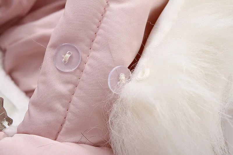 AYNIGIELL 2024 Winter Neugeborenen Verdickung Overall Integrierte Wolle Mit Kapuze Unten Strampler Baby Jungen und Mädchen Warme Schneefeste Overalls – Detail 27